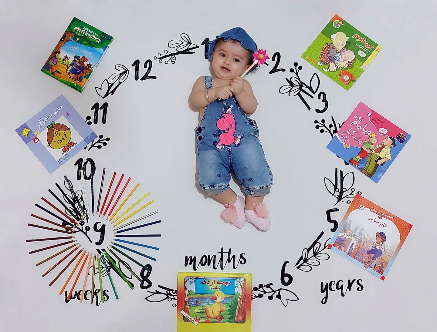 نه ماهگی نوزاد نورا عزیزی