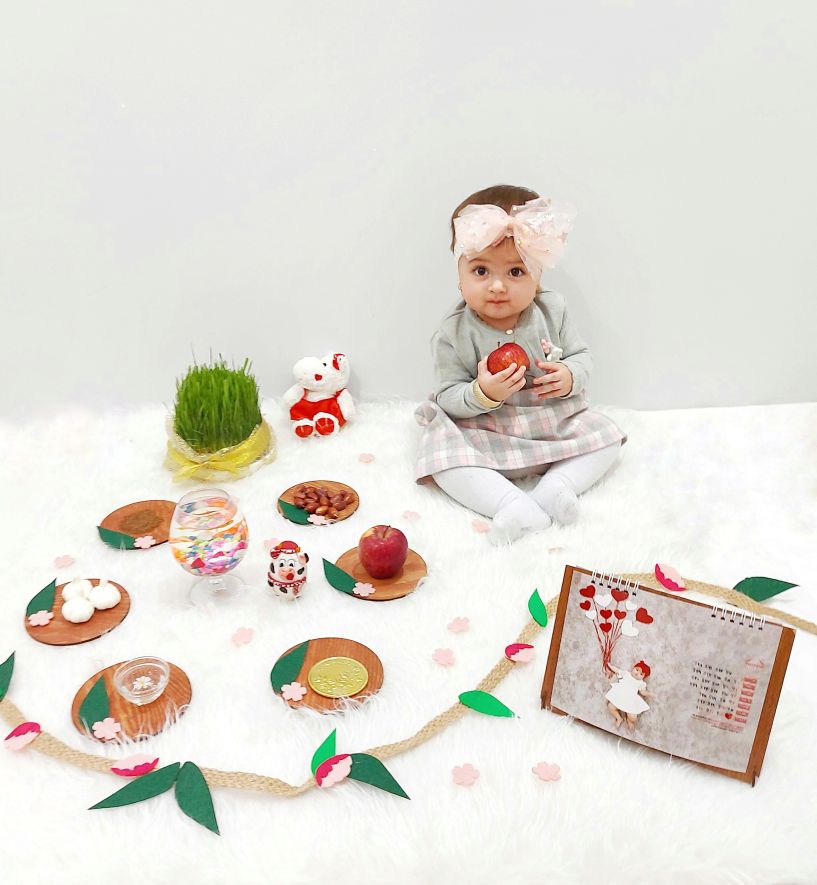 هشت ماهگی نوزاد نورا عزیزی