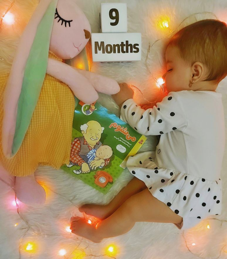 نه ماهگی نوزاد نورا عزیزی