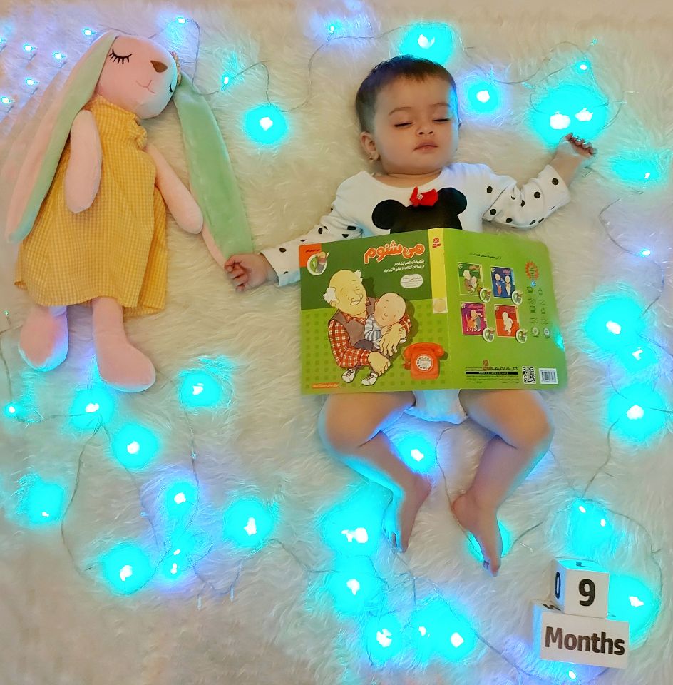 نه ماهگی نوزاد نورا عزیزی