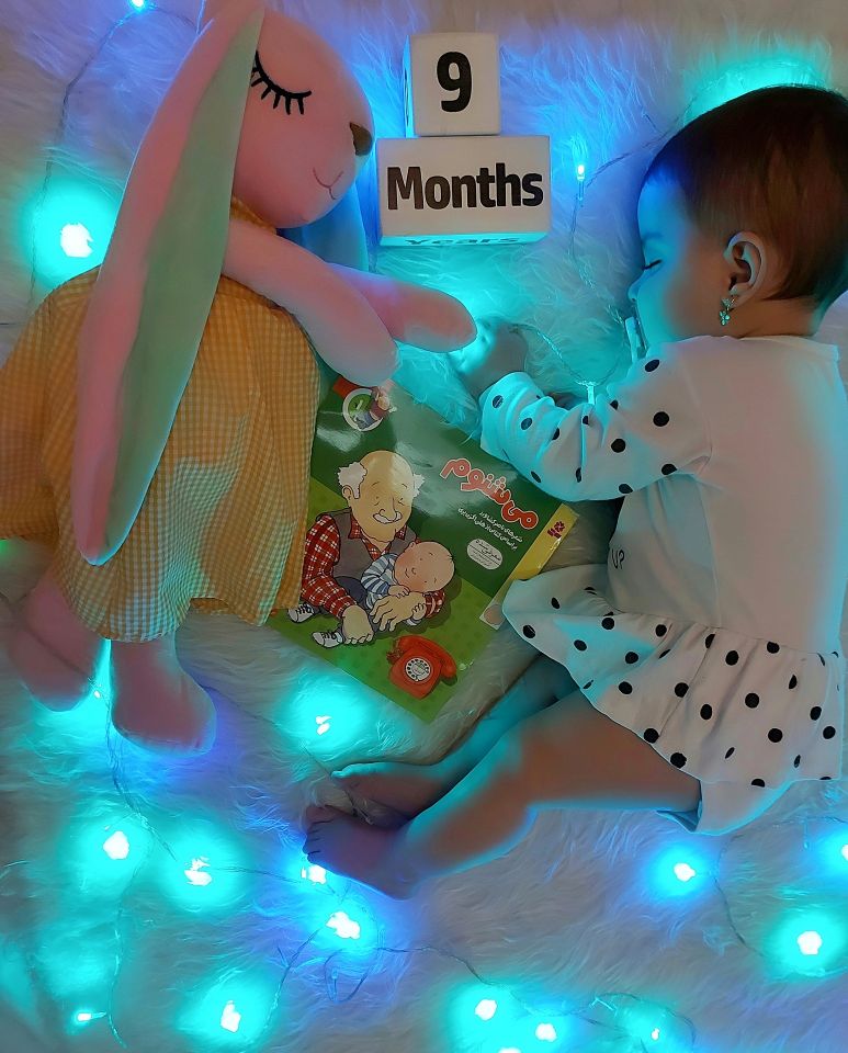 نه ماهگی نوزاد نورا عزیزی