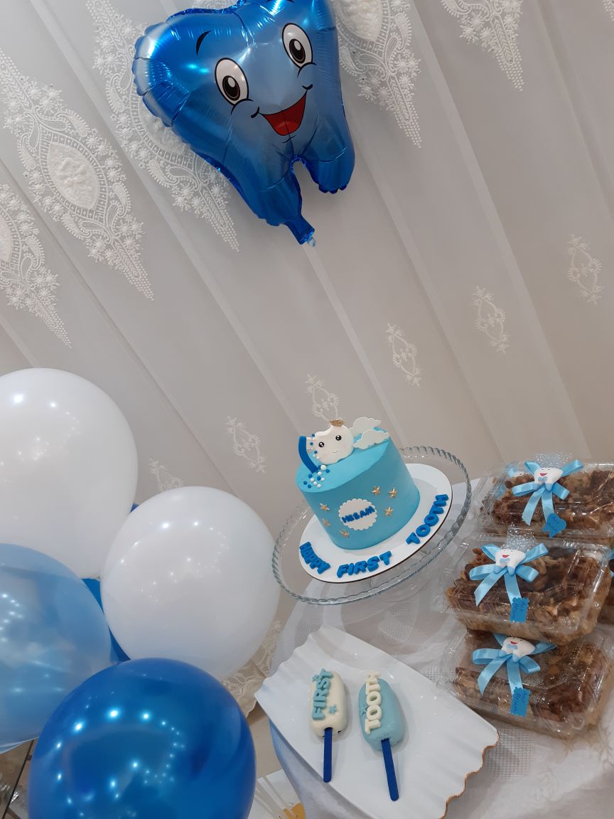 جشن دندونی نوزاد امیرحسام پورقاسمی