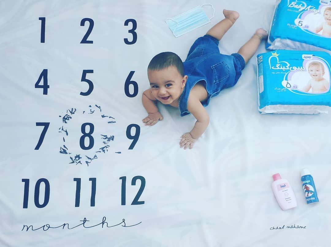 هشت ماهگی نوزاد امیرحسین درفشی