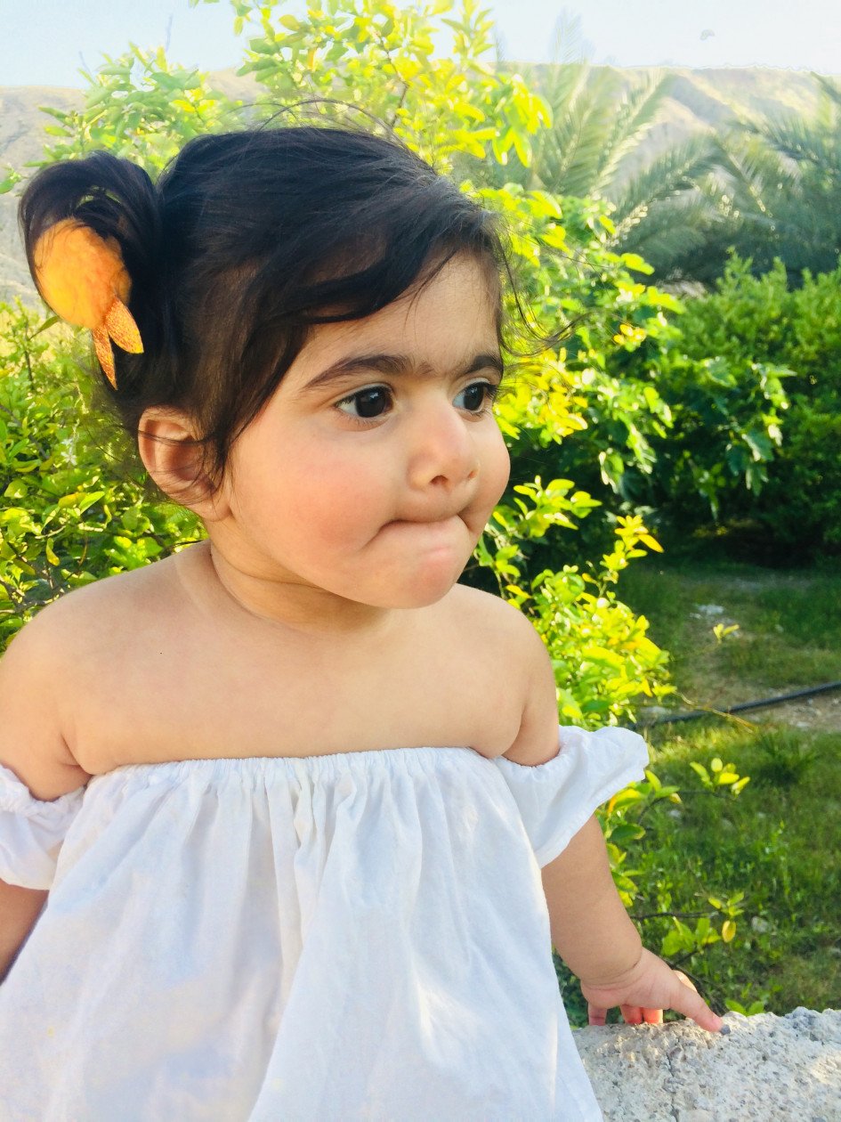 هفده ماهگی کودک آوینا احمدی