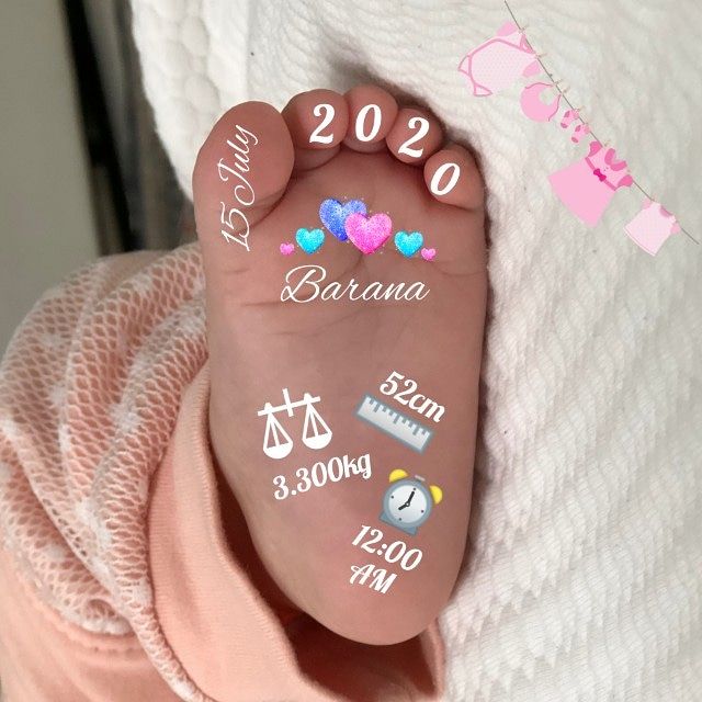 متولد شدن نوزاد بارانا امیری اشکذری