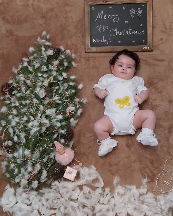 تم عکس زمستانی نوزاد حلما حبیبی