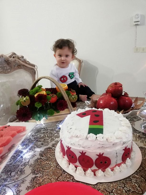 شب یلدا کودک امیر علی چوگان باز