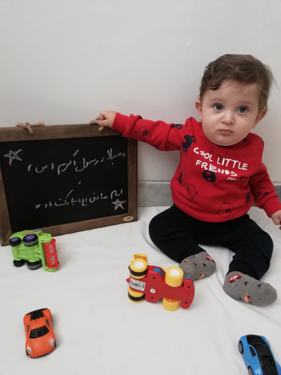 هشت ماهگی نوزاد امیر علی چوگان باز