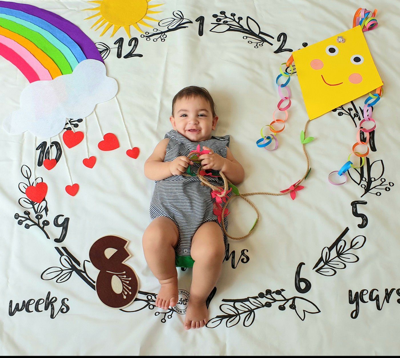 پارچه ماهگرد طرح حلقه تمشک لاوین سلیمیان