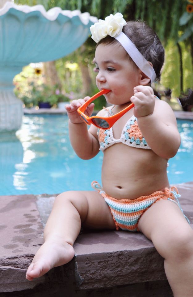 تم عکس تابستانی کودک لاوین سلیمیان