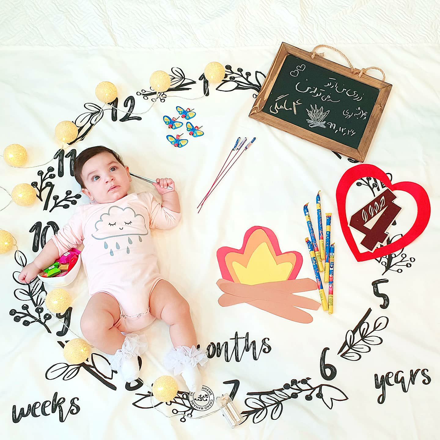 چهار ماهگی نوزاد لاوین سلیمیان