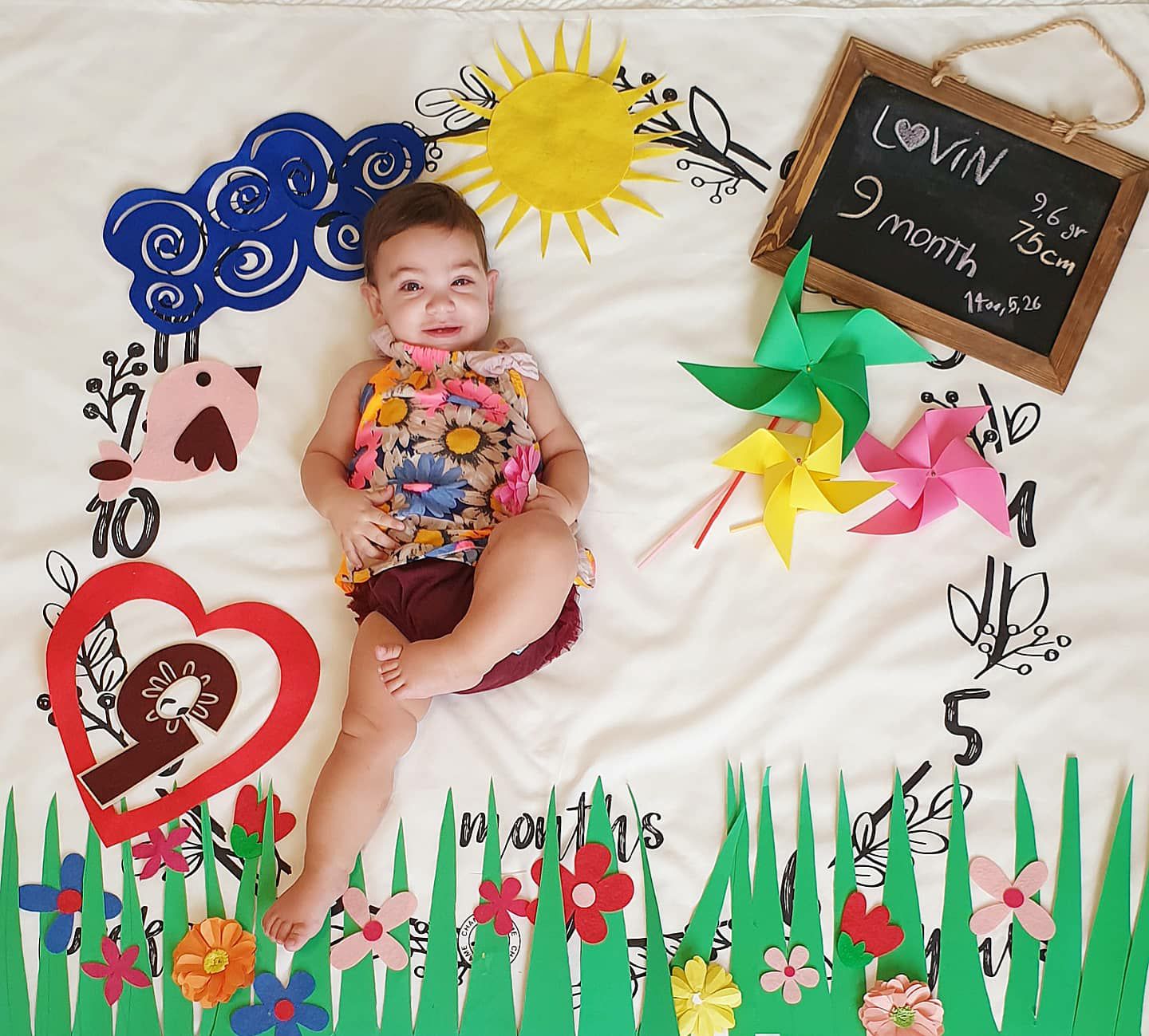 تم عکس تابستانی کودک لاوین سلیمیان