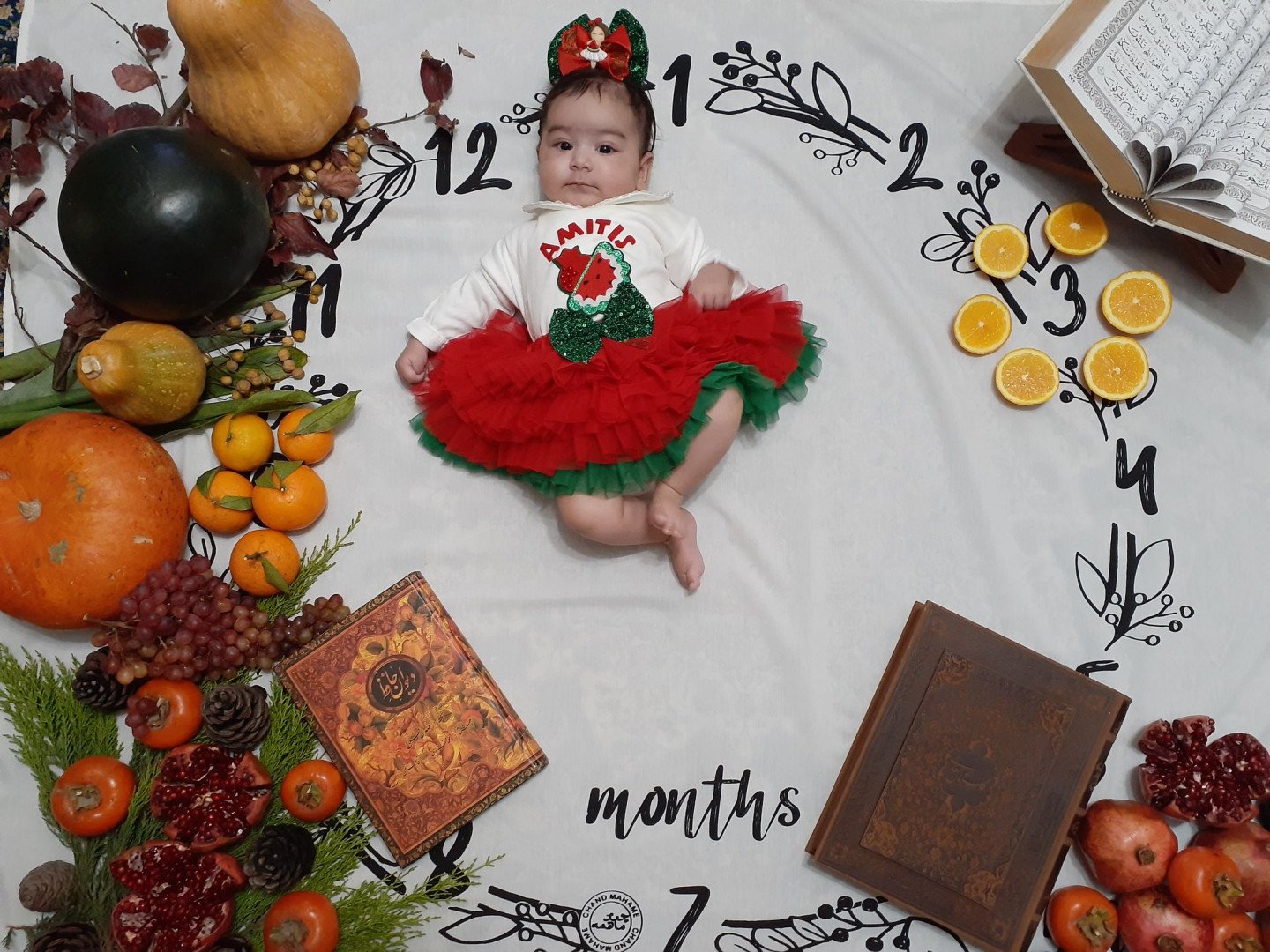 سه ماهگی نوزاد آمیتیس علیزاده