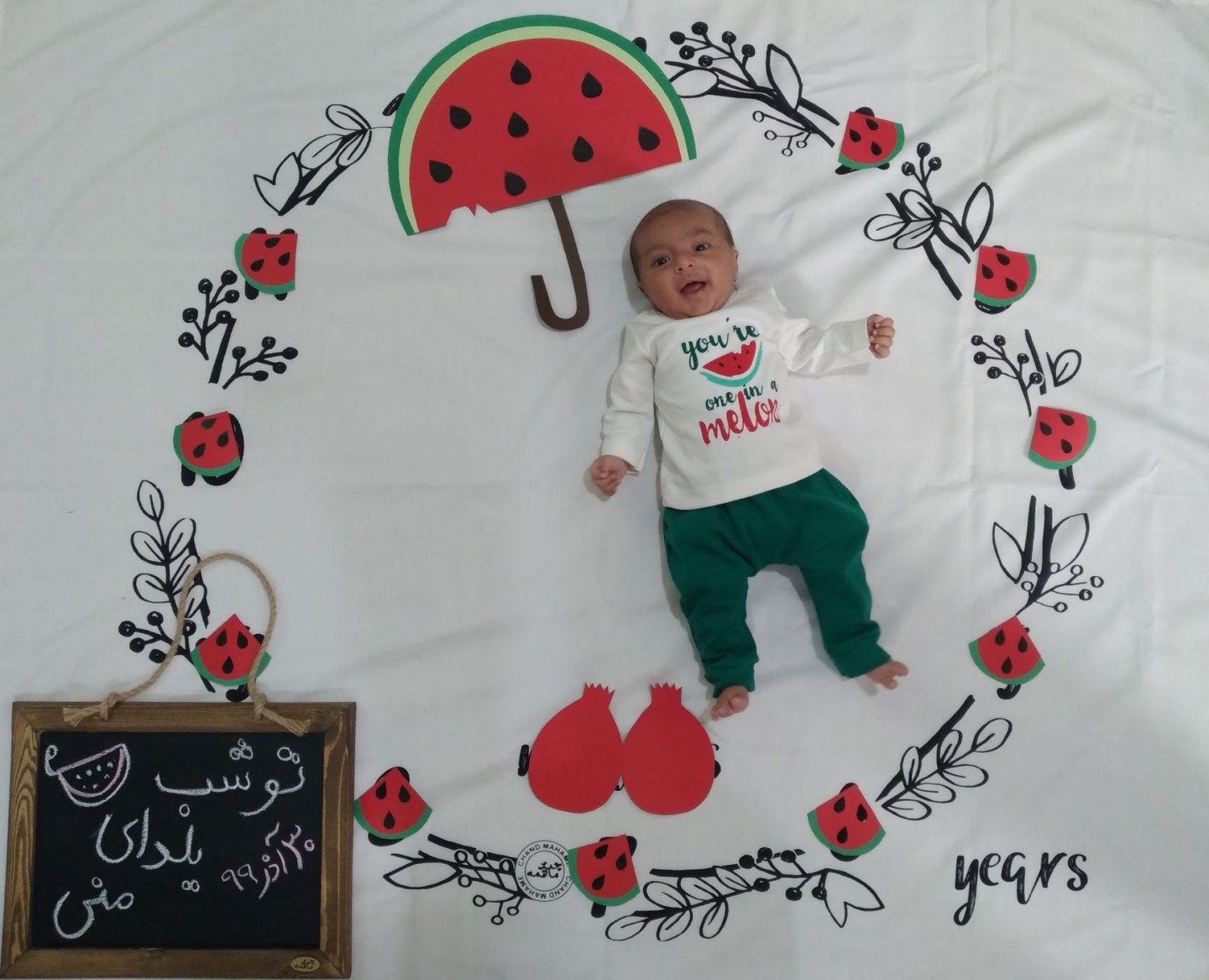 تم عکس پاییزی نوزاد عرفان حسامی