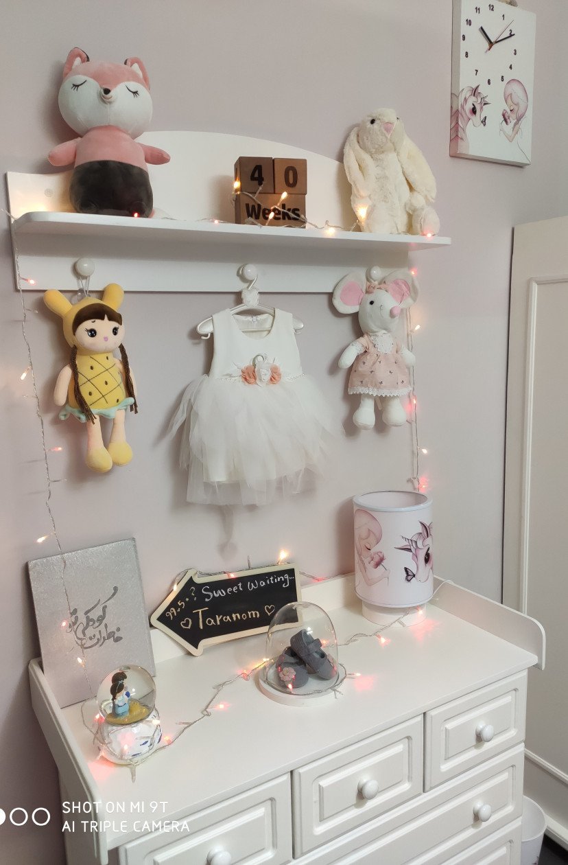 ماه نهم بارداری ترنم توکلی