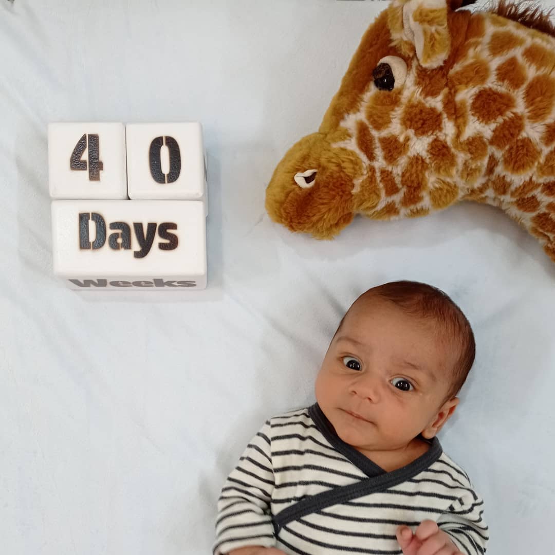 یک ماهگی نوزاد رضا دل روشن