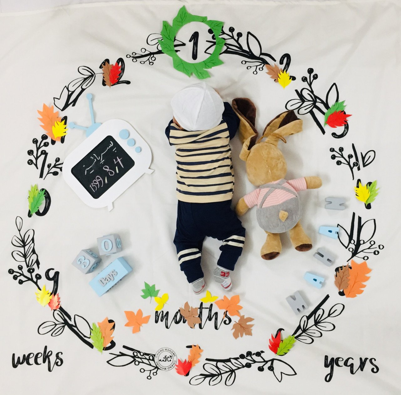 یک ماهگی نوزاد محمدماهان محمدی