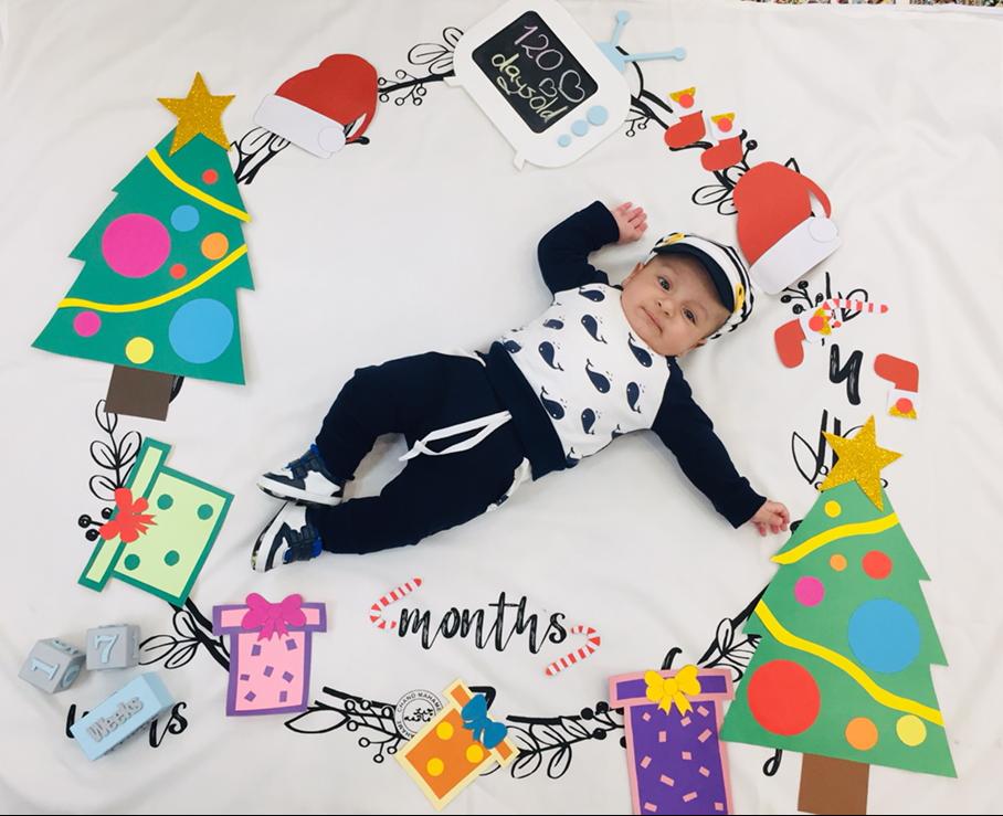 چهار ماهگی نوزاد محمدماهان محمدی