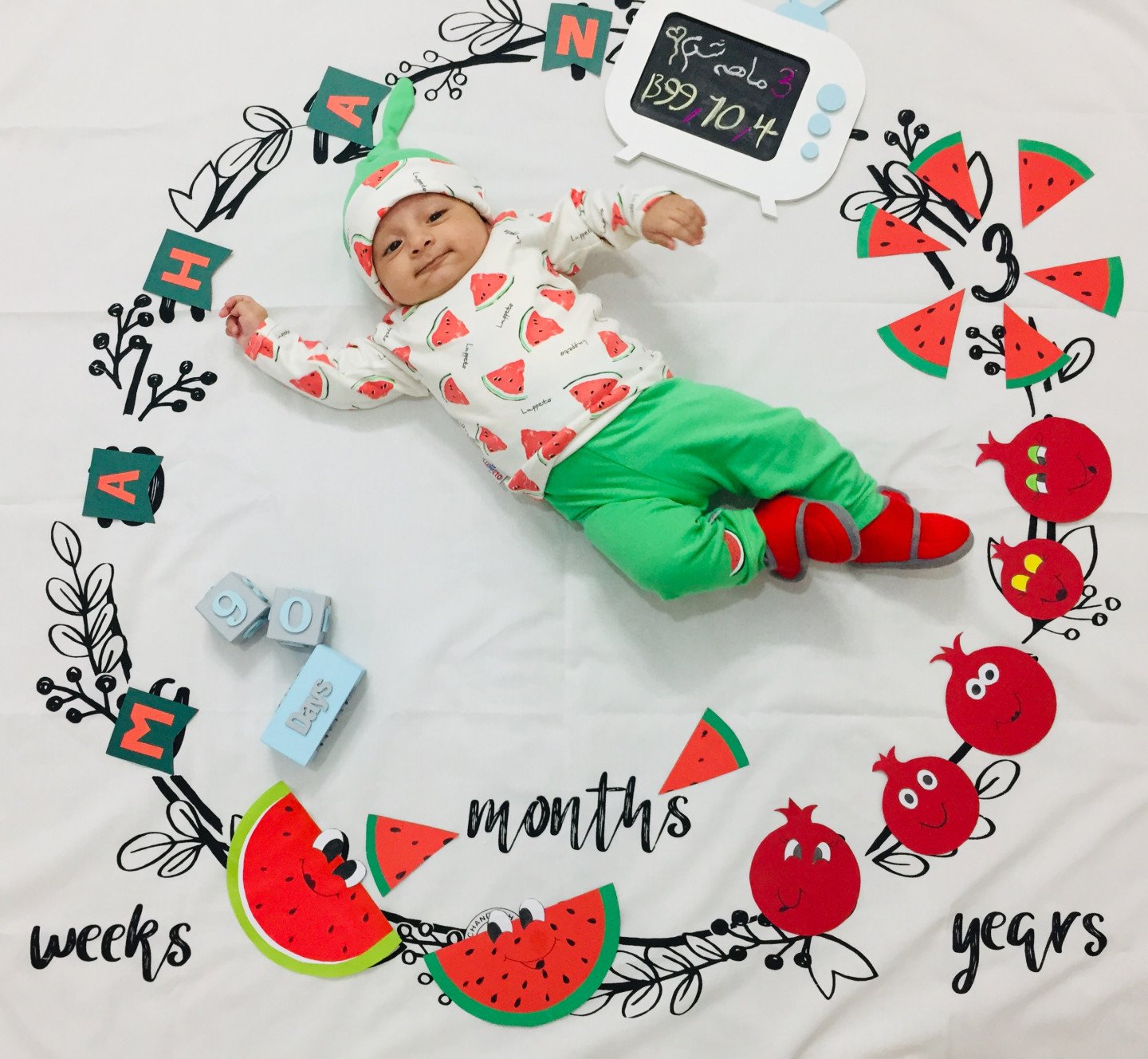 سه ماهگی نوزاد محمدماهان محمدی