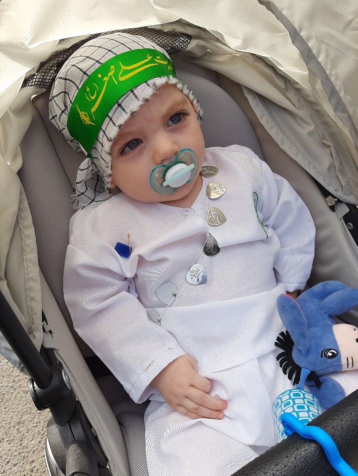 عکس محرم کودک محمد مرصاد بیات