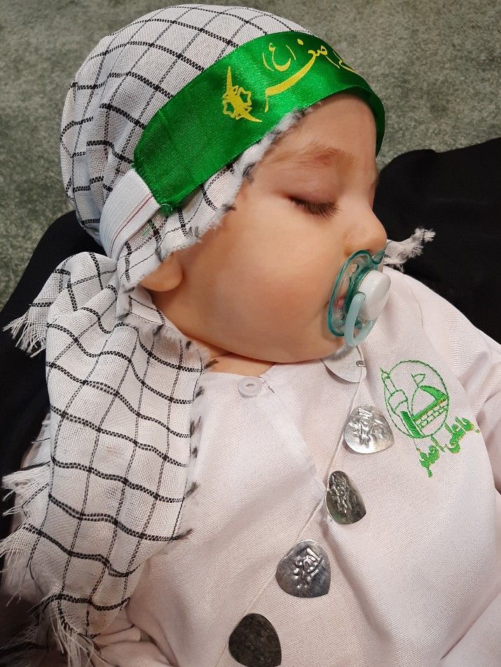 عکس محرم کودک محمد مرصاد بیات