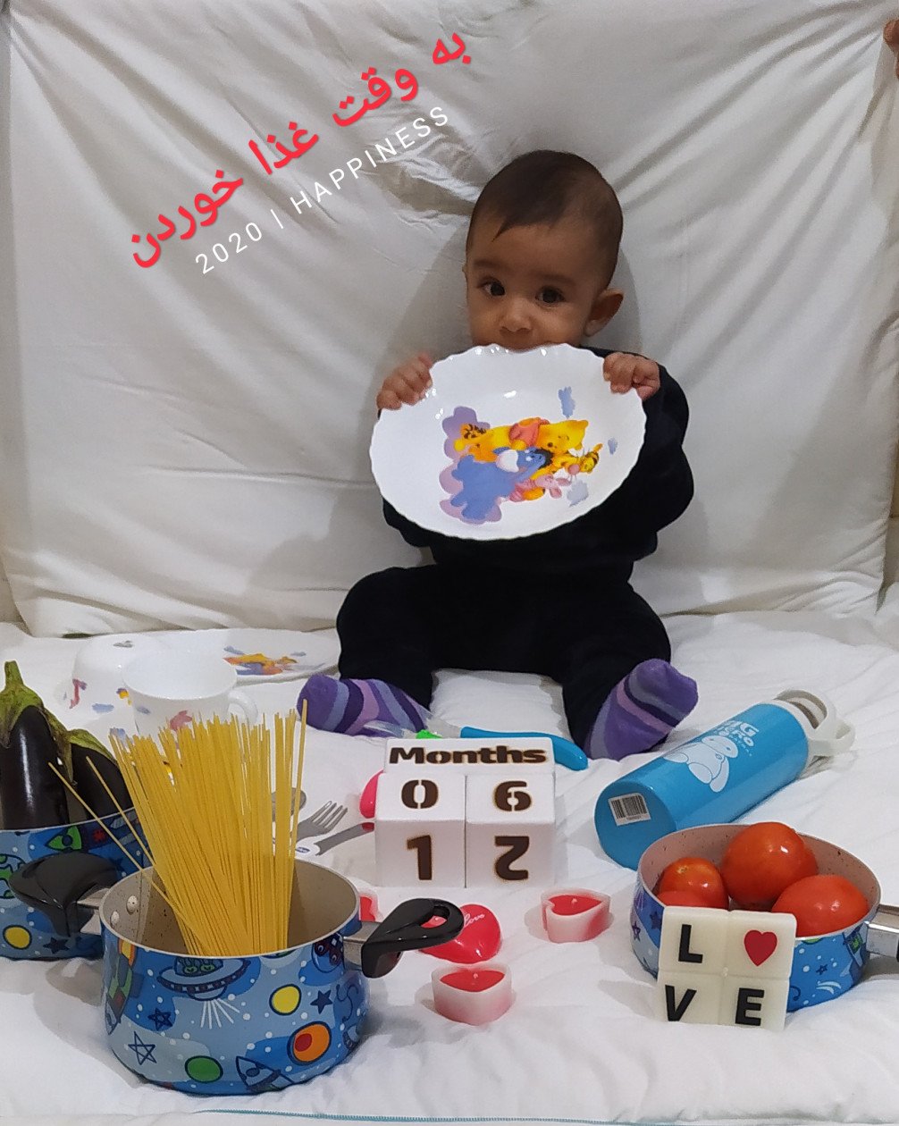 شروع غذای کمکی کیان فرهمندنیا