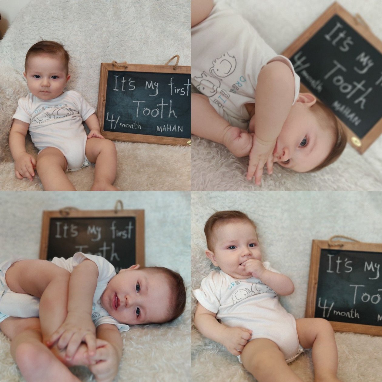 پنج ماهگی نوزاد ماهان بایرام زاده