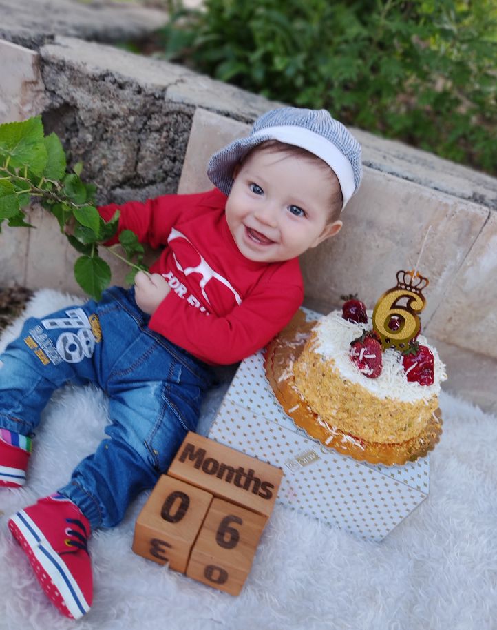 شش ماهگی نوزاد ماهان بایرام زاده