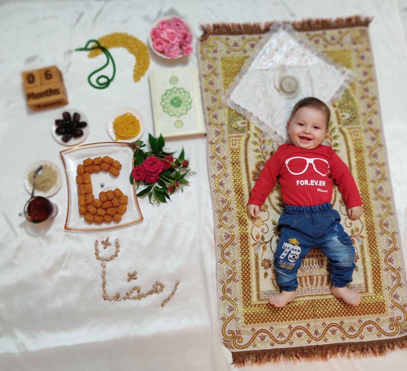 شش ماهگی نوزاد ماهان بایرام زاده