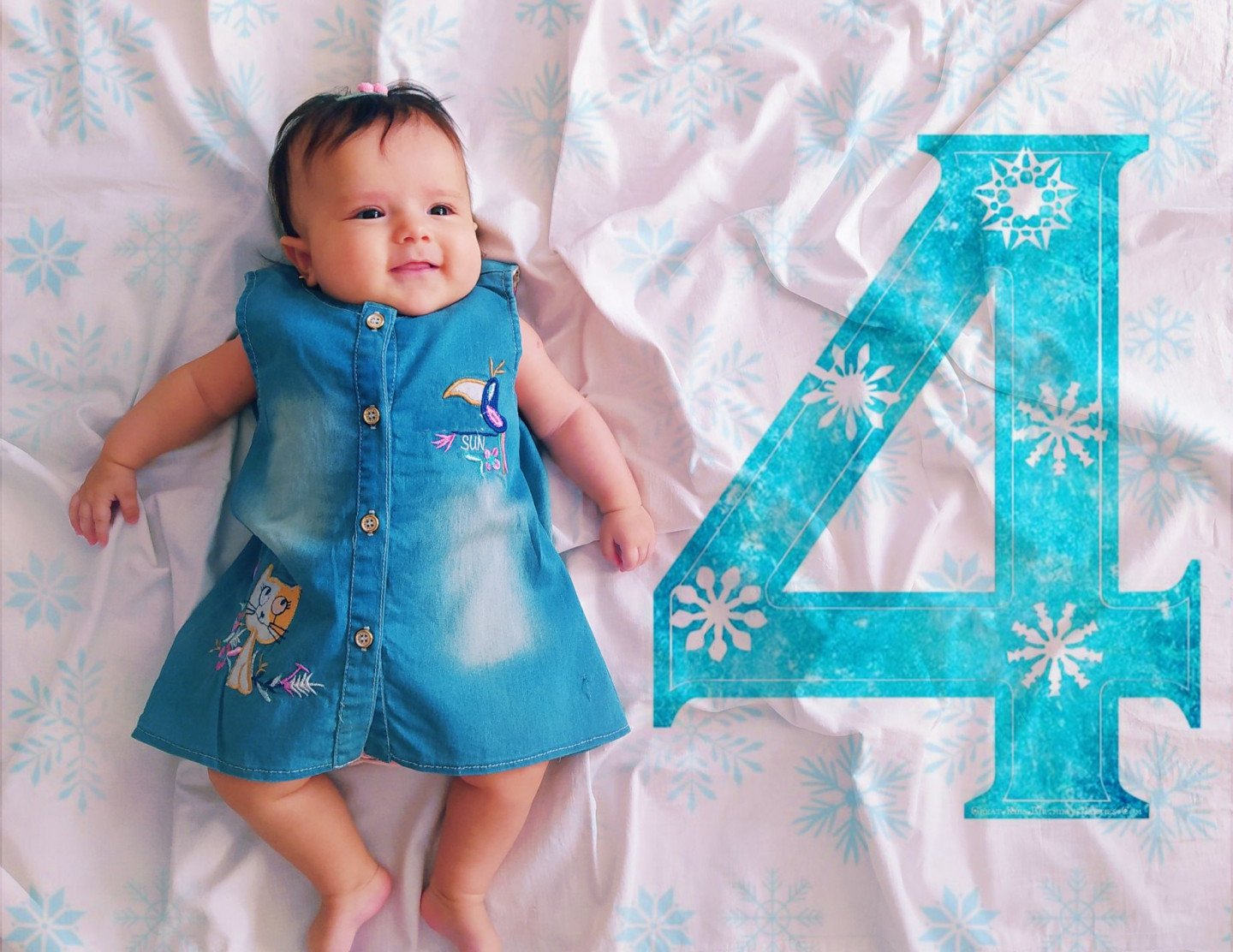 تم عکس زمستانی نوزاد Elina