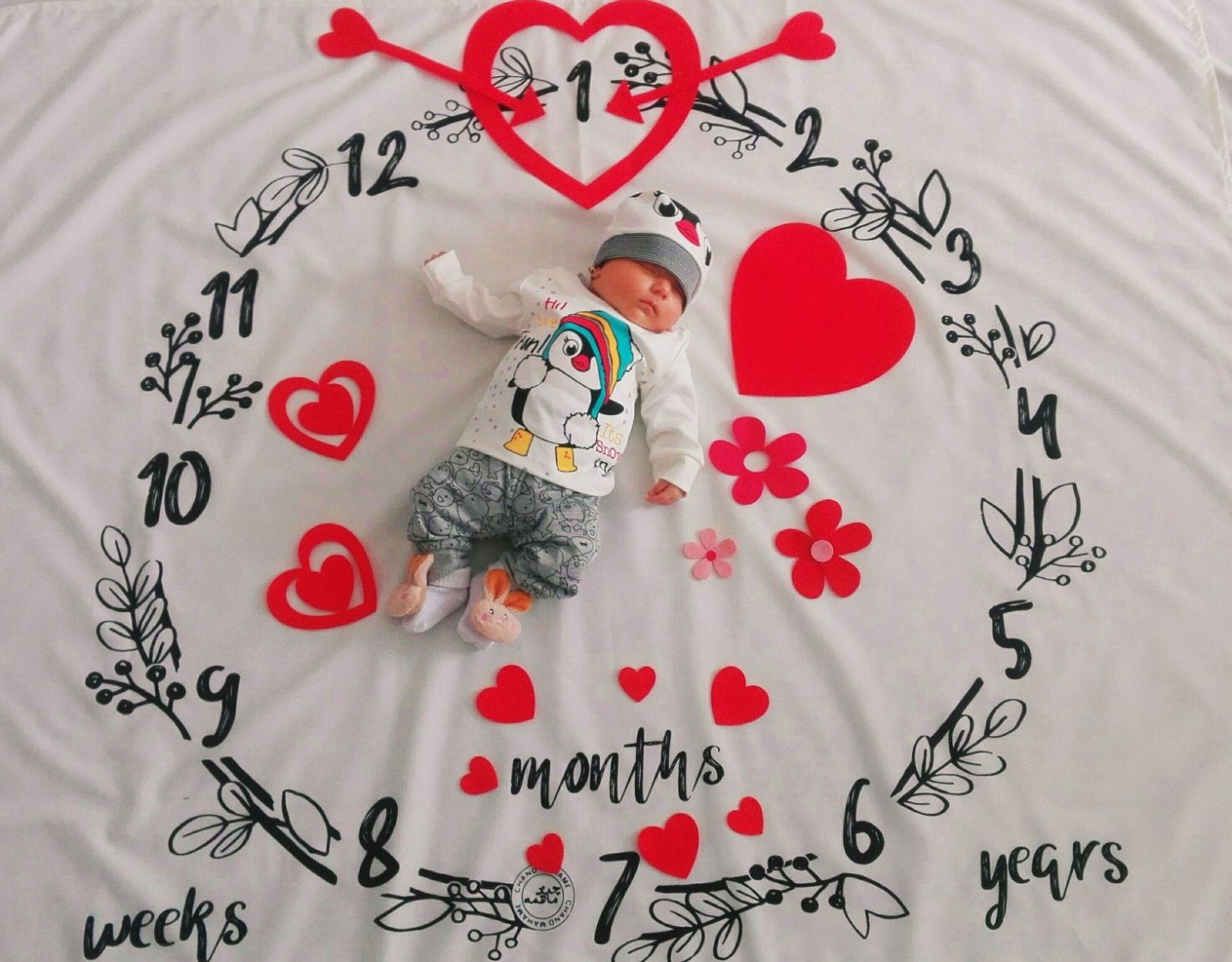 یک ماهگی نوزاد Elina