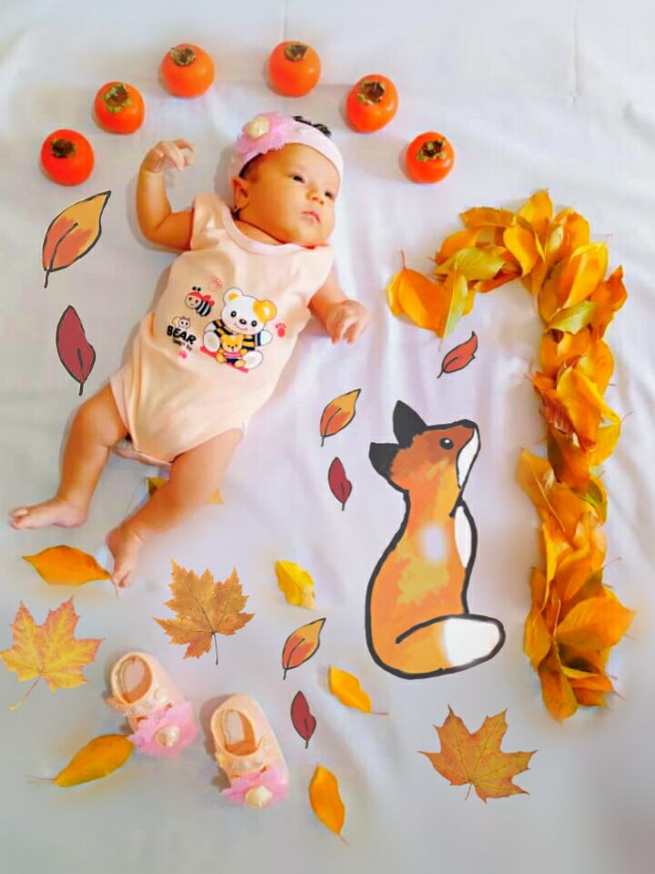 یک ماهگی نوزاد Elina