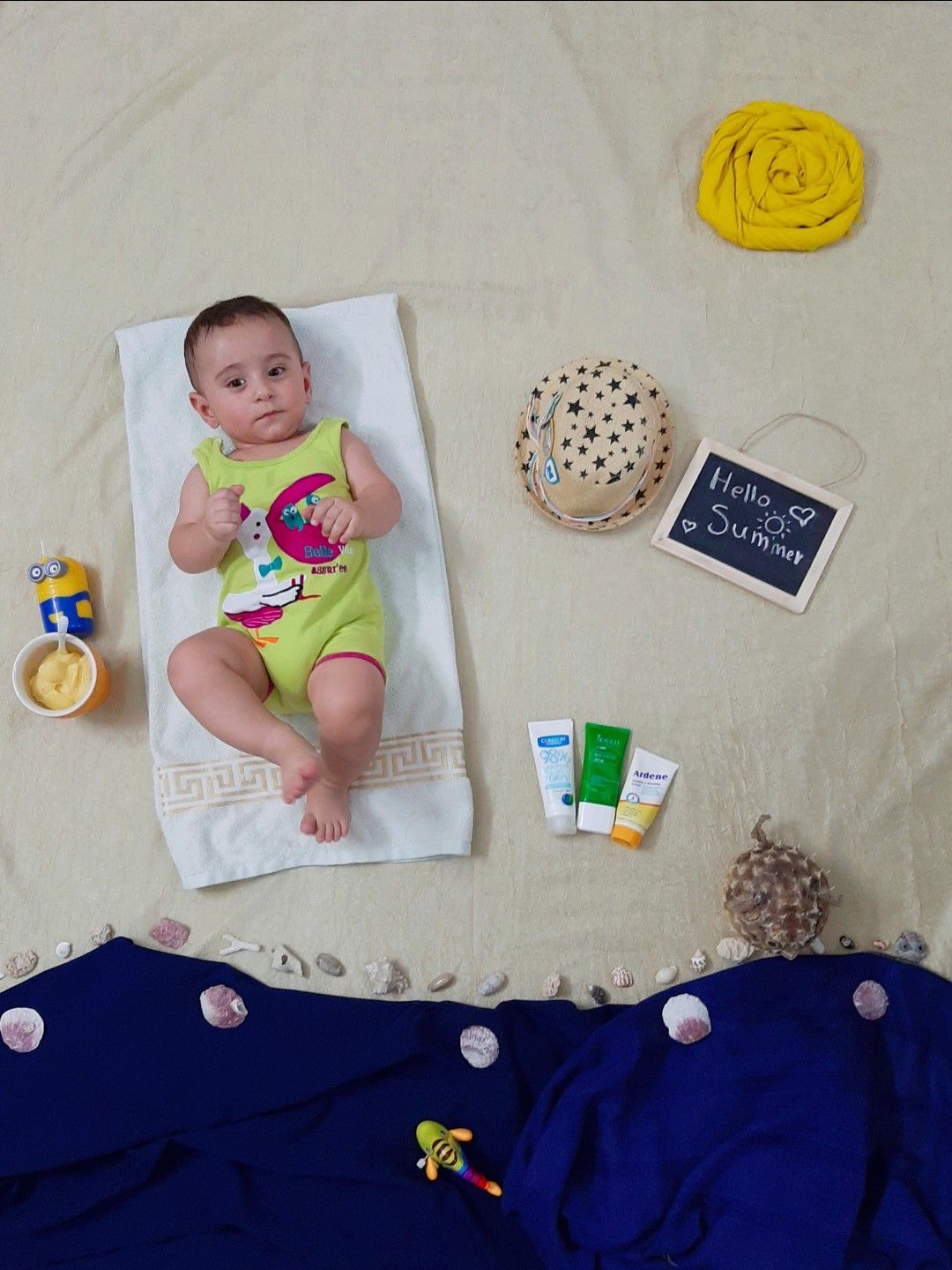 تم عکس تابستانی کودک امیرحسین ملازم