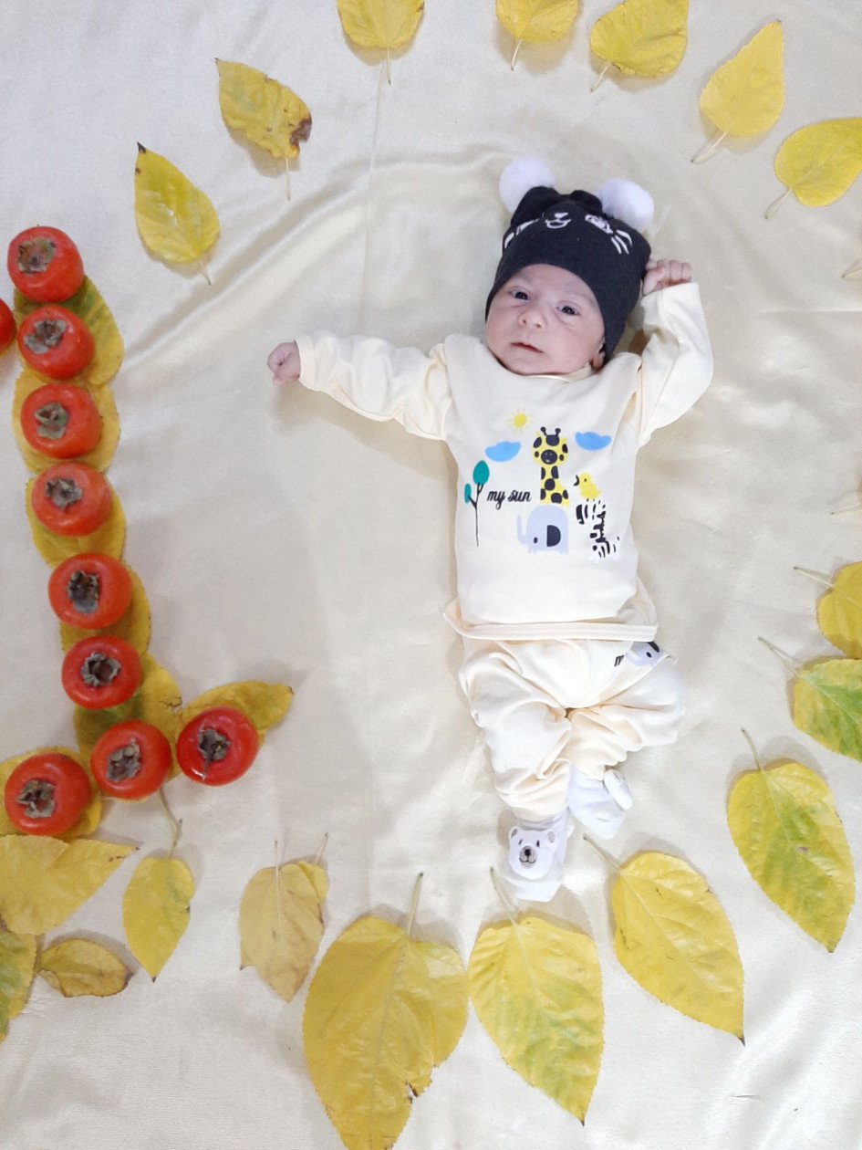 یک ماهگی نوزاد امیرحسین ملازم