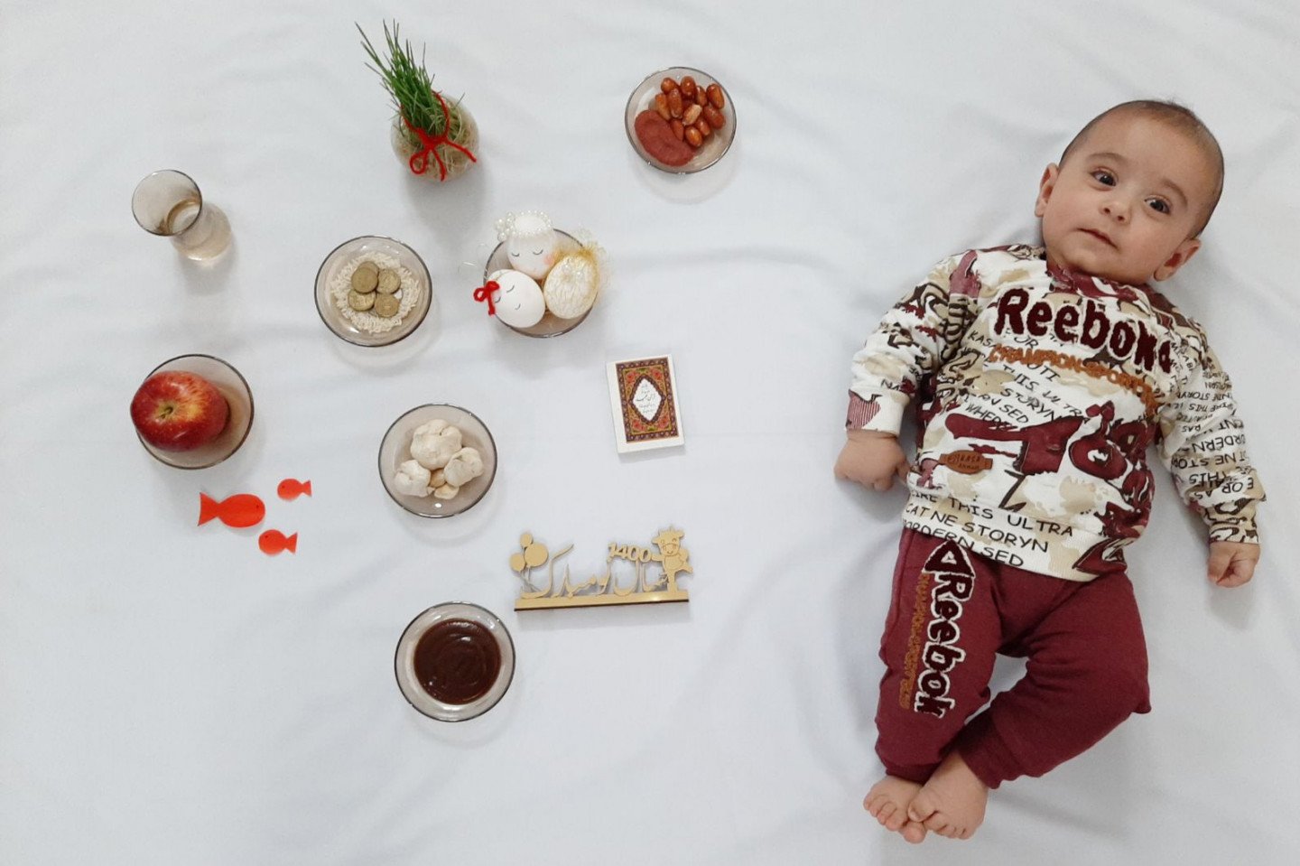 پنج ماهگی نوزاد امیرحسین ملازم