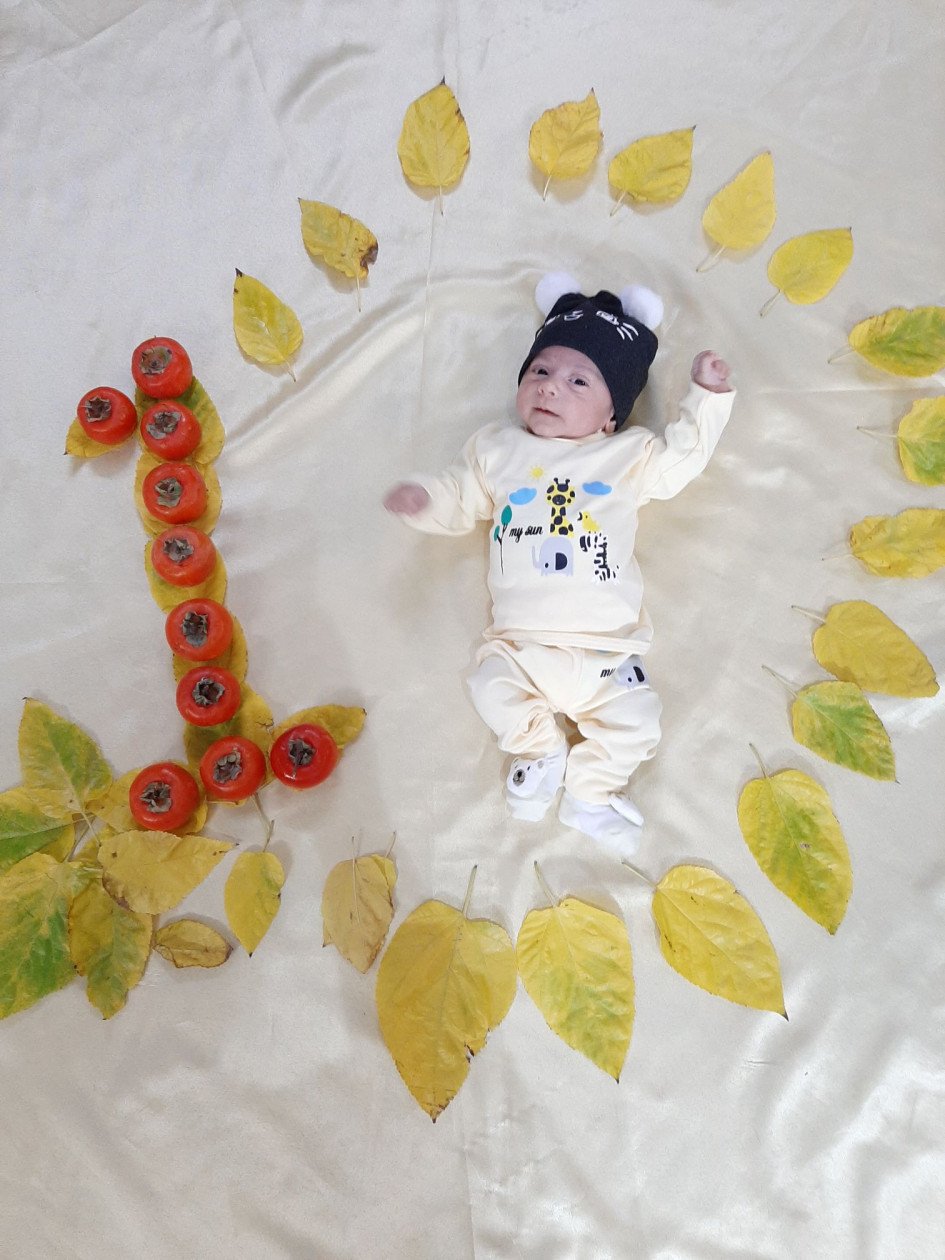 یک ماهگی نوزاد امیرحسین ملازم