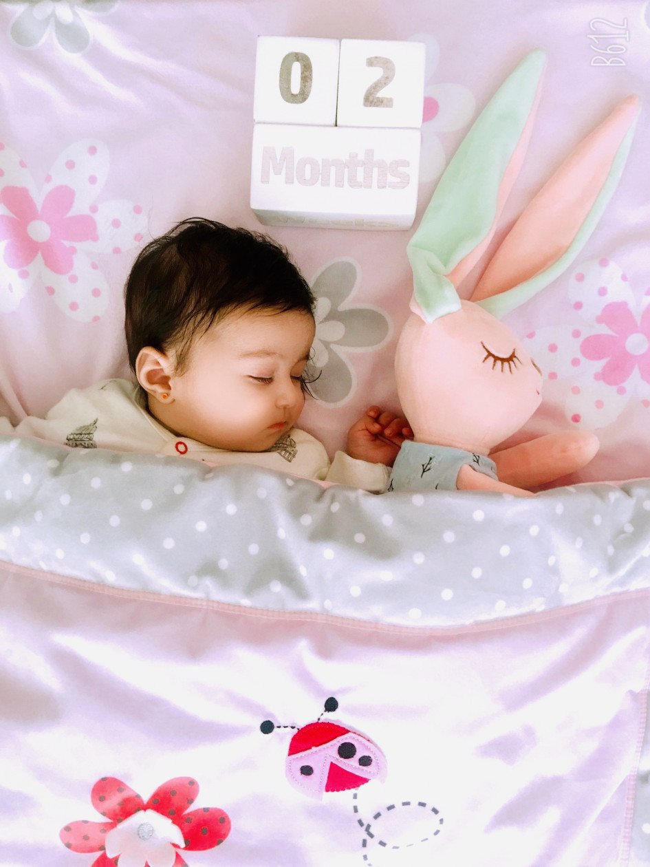 دو ماهگی نوزاد Janan Qolami