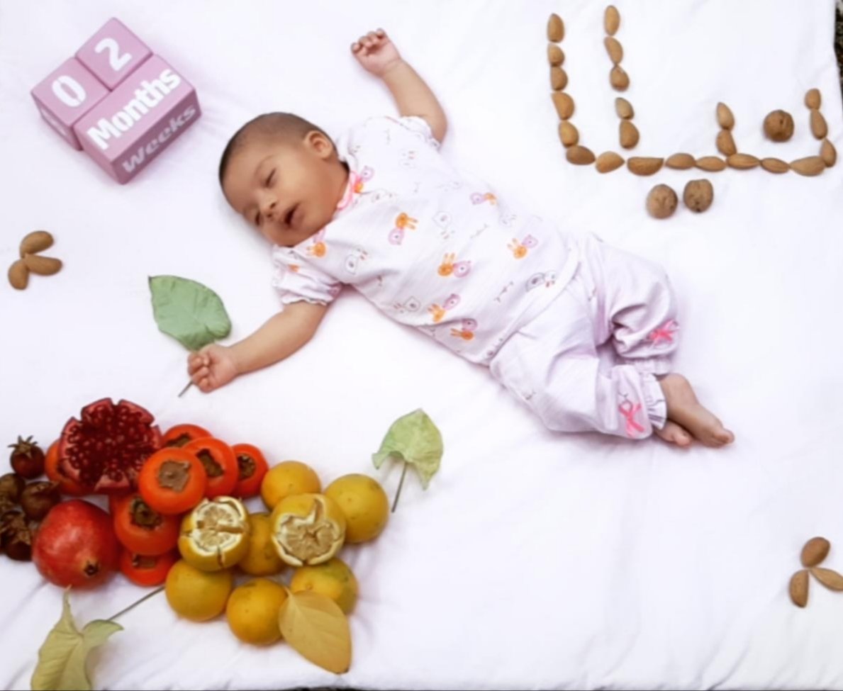 دو ماهگی نوزاد نیلا قنبری