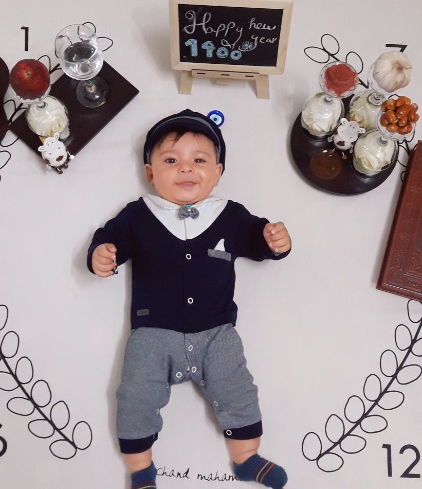 چهار ماهگی نوزاد مهرسام حسین پور مقدم