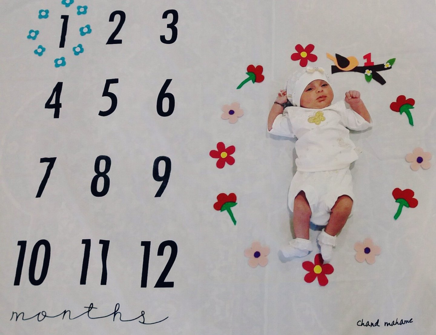 یک ماهگی نوزاد بنین حمیدی