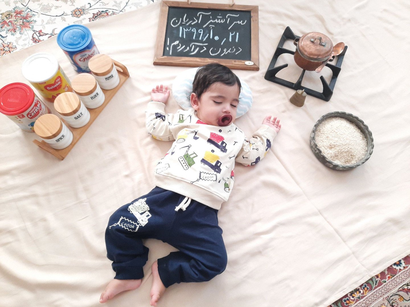 جشن دندونی نوزاد آدریان فرامرزی