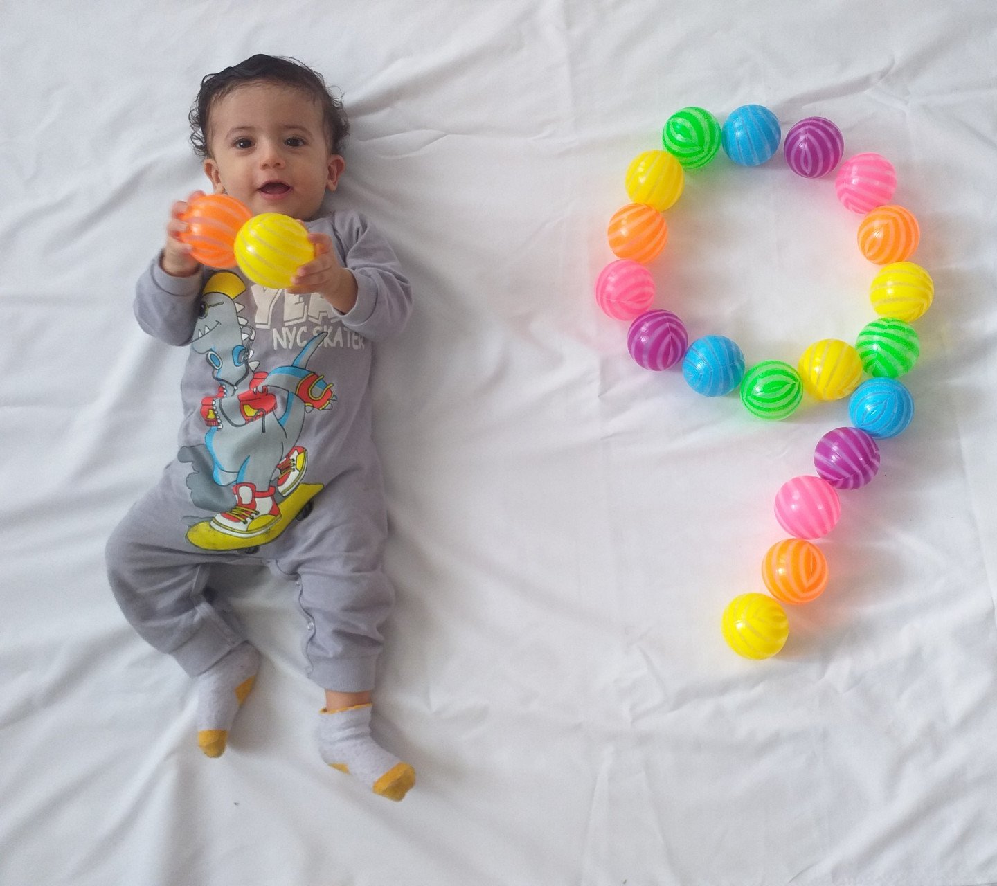 نه ماهگی نوزاد محمد حسن فرجی