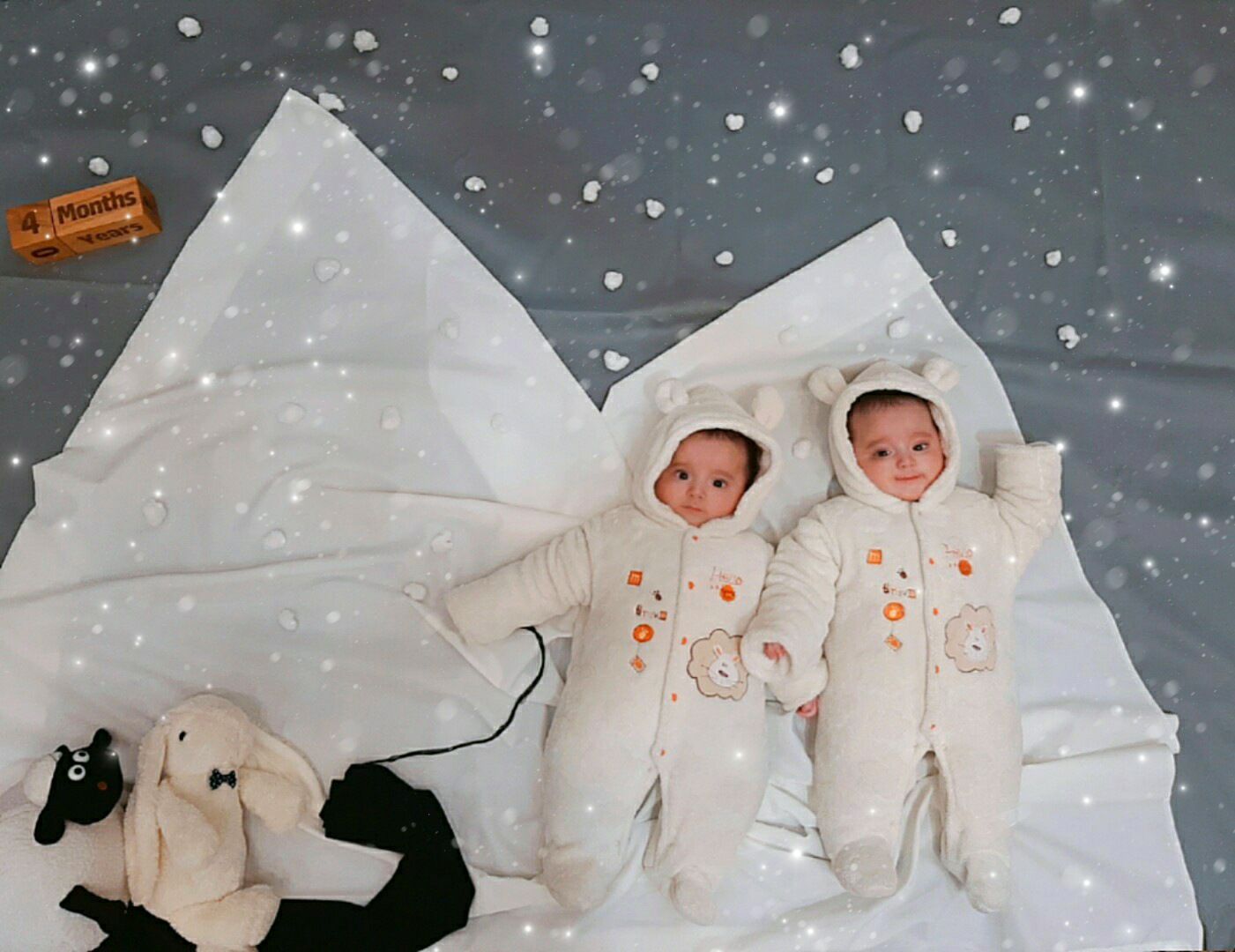 تم عکس زمستانی نوزاد رادین رادوین