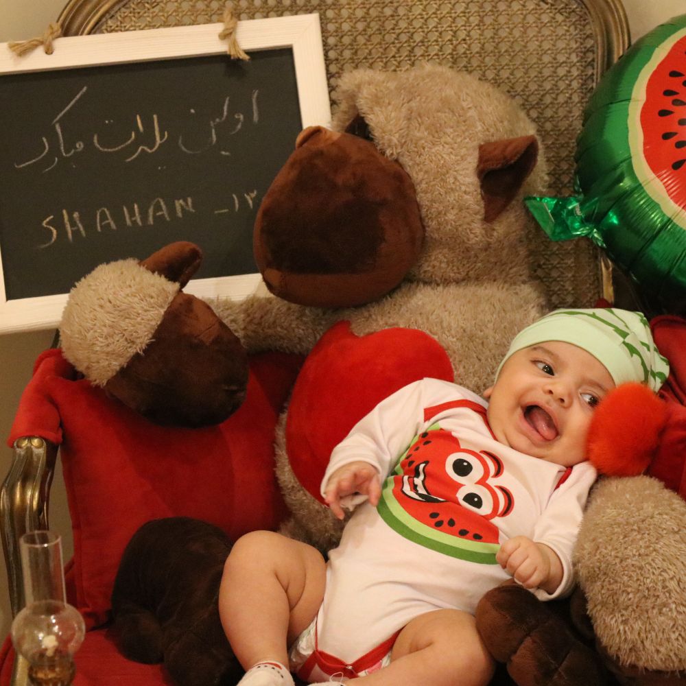 سه ماهگی نوزاد شاهان نورمحمد