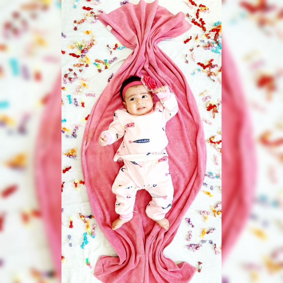 سه ماهگی نوزاد دریا ذاکری