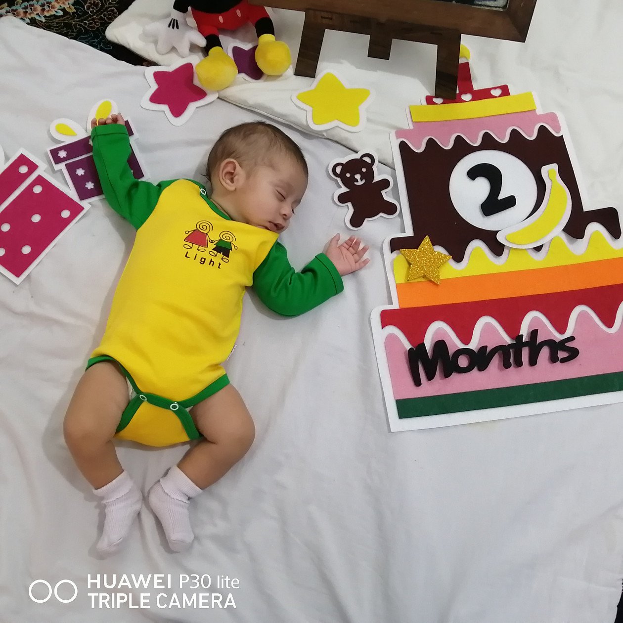 کیک ماهگرد تولد پندار ملایی