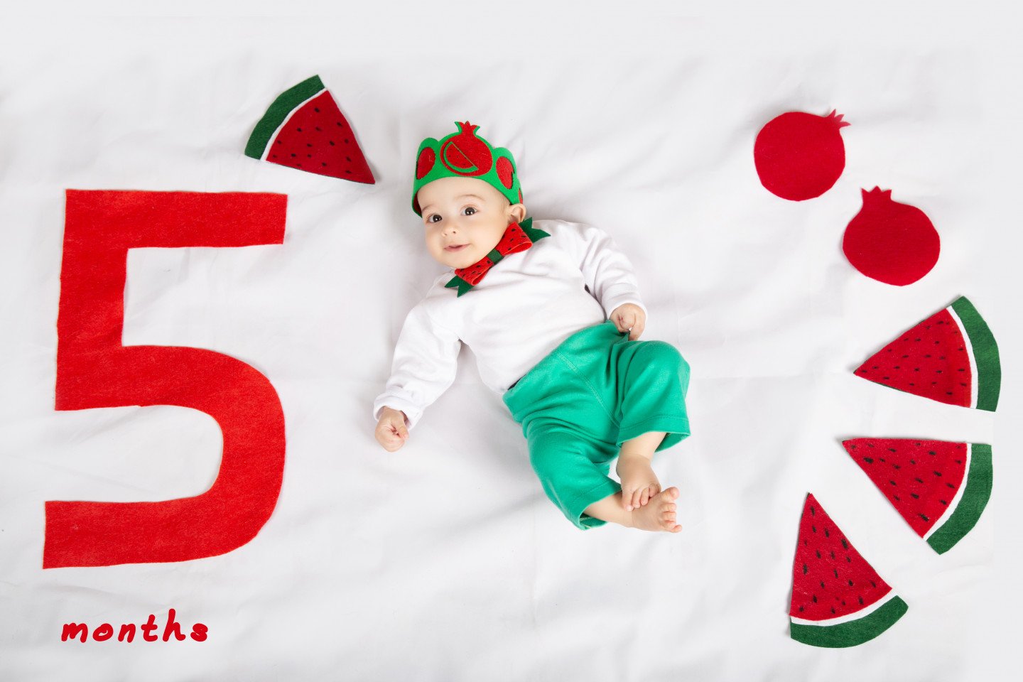 پنج ماهگی نوزاد ماهور آذرمهر