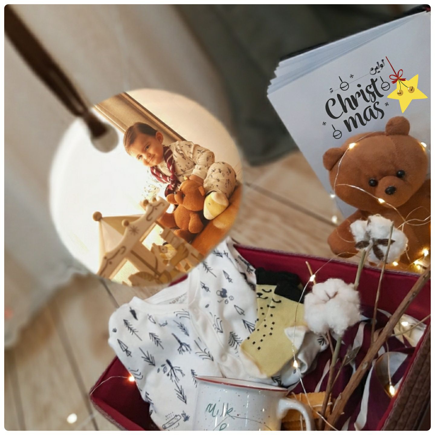 تم عکس زمستانی نوزاد الوین معرفت