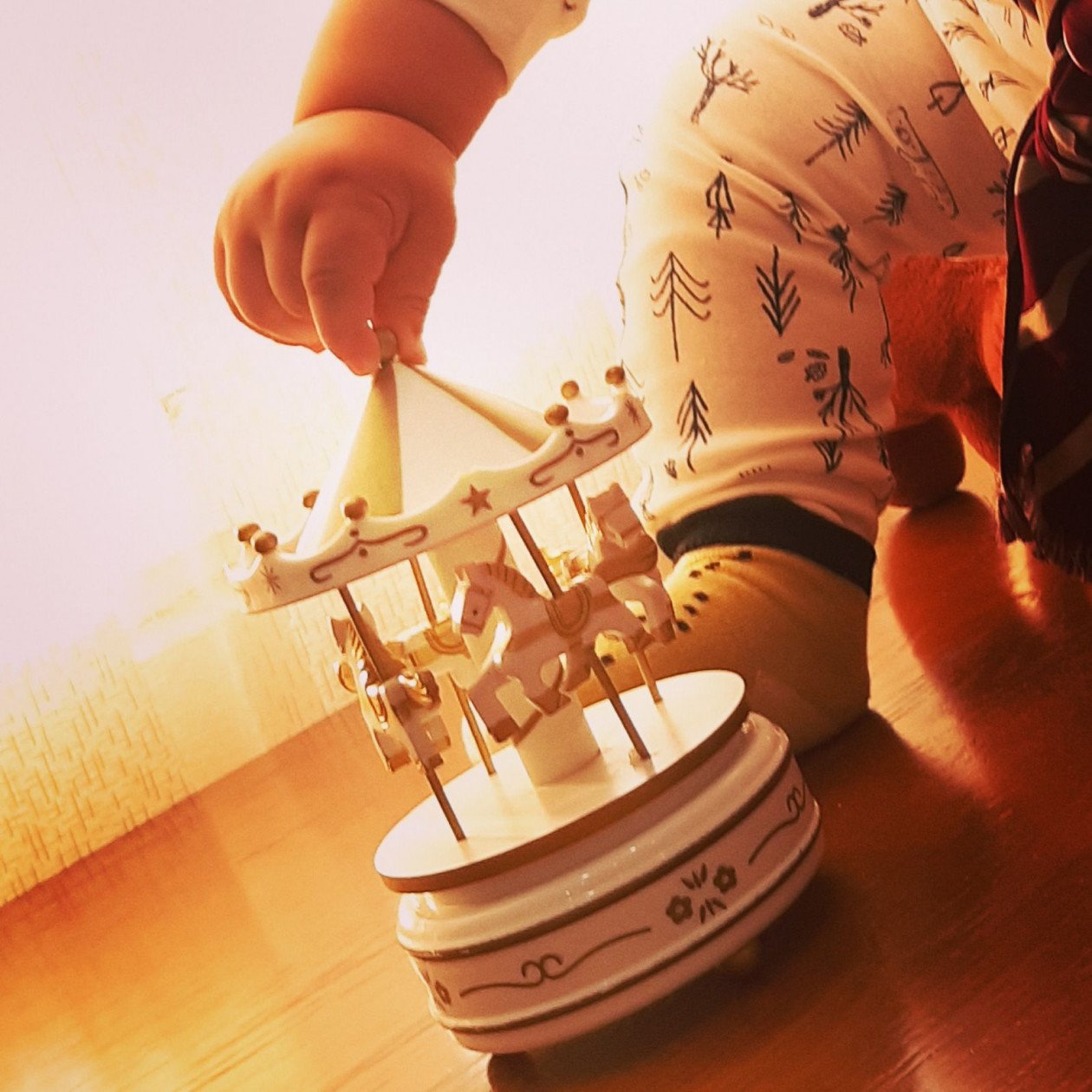 تم عکس زمستانی نوزاد الوین معرفت