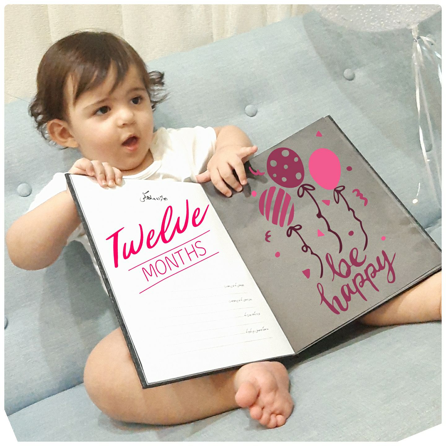 دوازده ماهگی نوزاد الوین معرفت